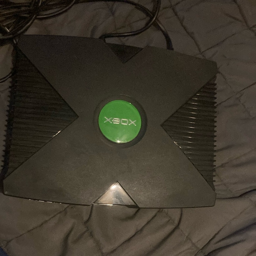 Xbox Console Black and Green